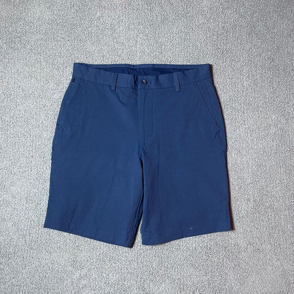 Vineyard Vines Performance On-The-Go Blue Shorts 9 Inch Inseam Men's 30